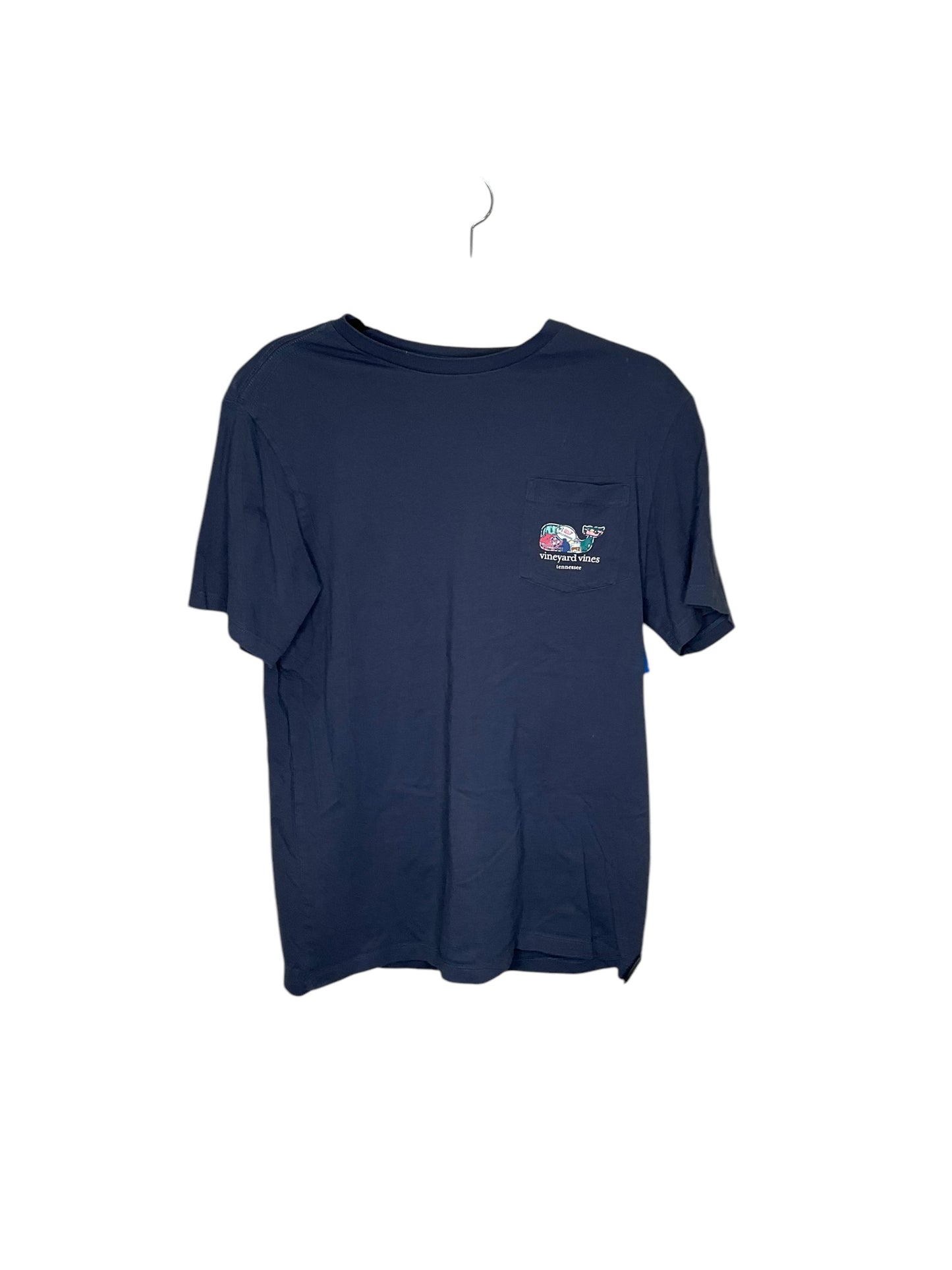 Top Short Sleeve By Vineyard Vines In Navy, Size: S