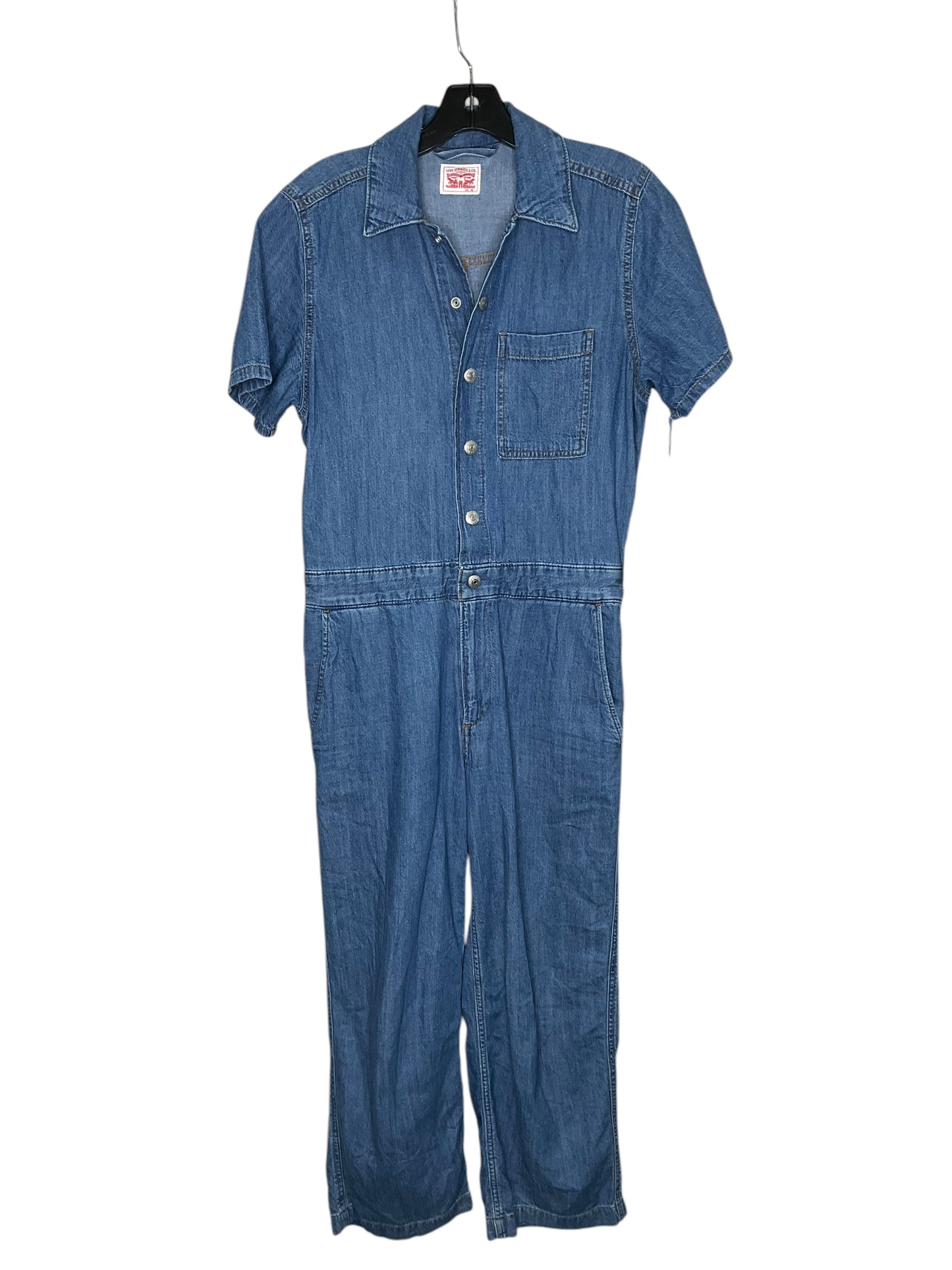 Jumpsuit By Levis In Blue Denim, Size: Xs