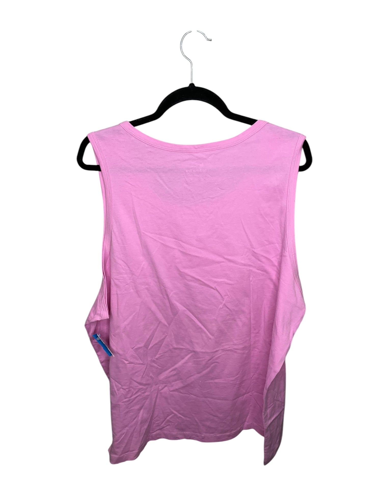 Athletic Tank Top By Nike Apparel In Pink, Size: 1x