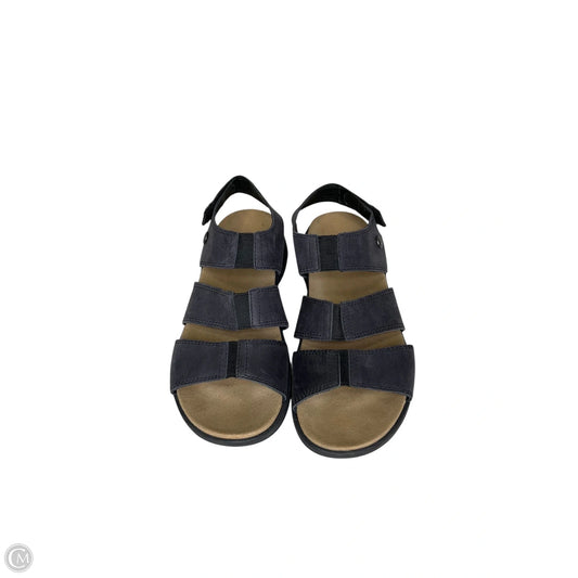 Sandals Flats By Clothes Mentor In Black, Size: 8