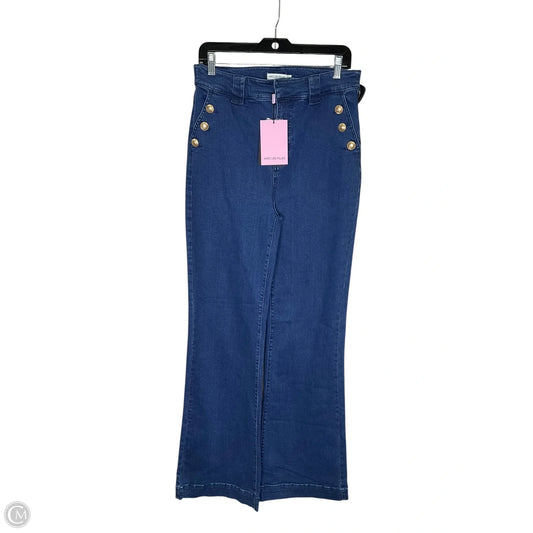 Jeans Flared By Avec Les Filles In Blue, Size: 8