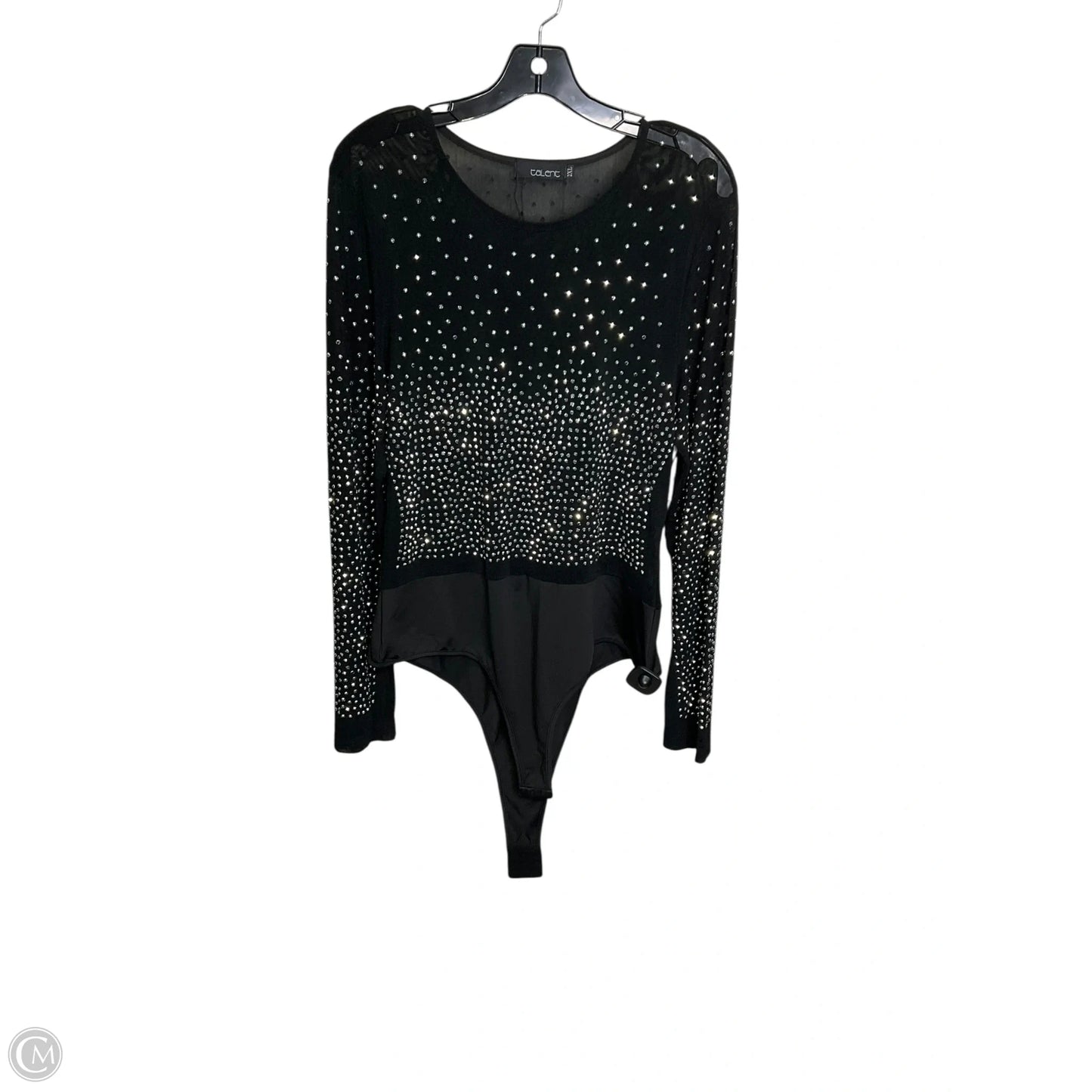 Bodysuit By Clothes Mentor In Black, Size: 2x