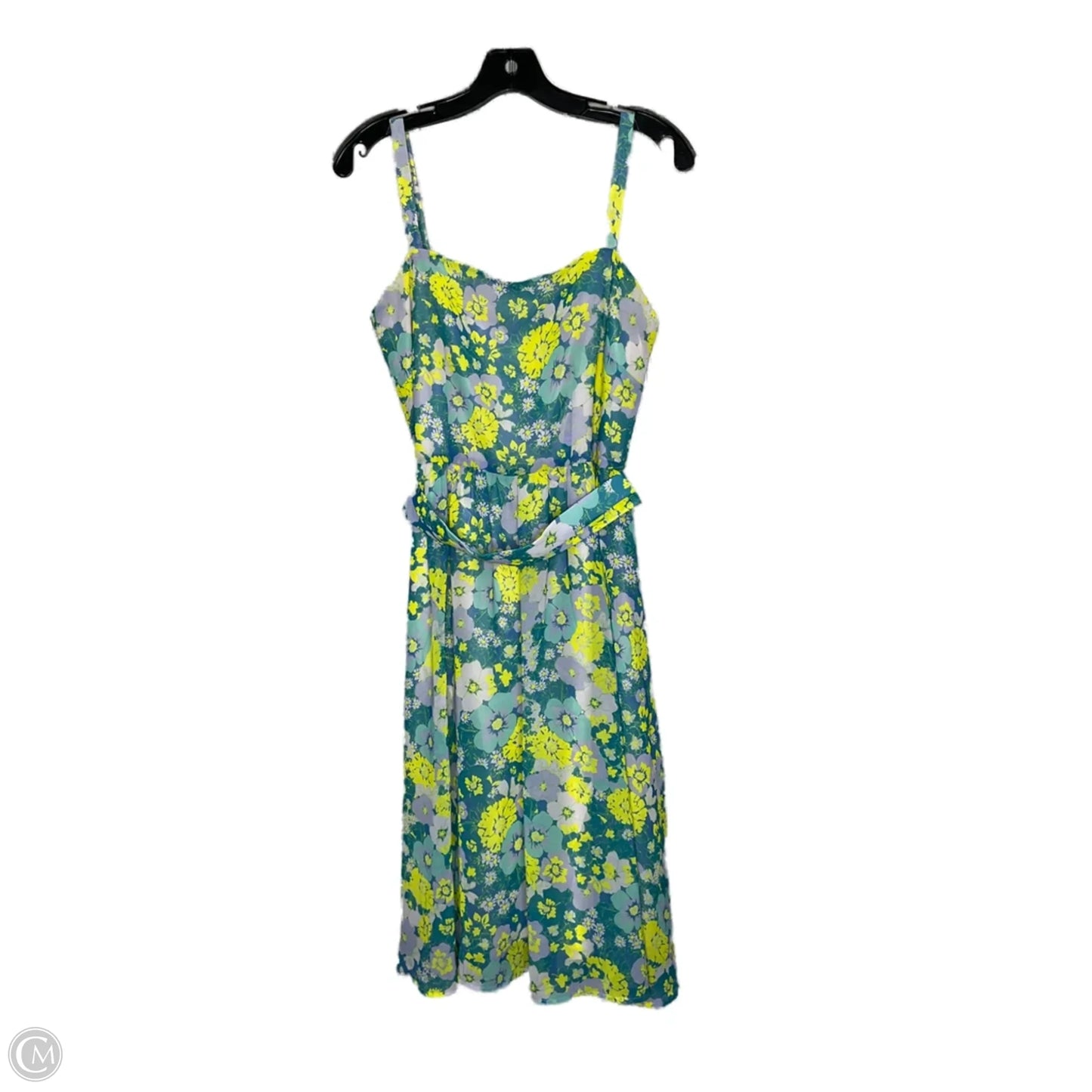 Dress Casual Midi By Molly Bracken In Blue & Green, Size: S