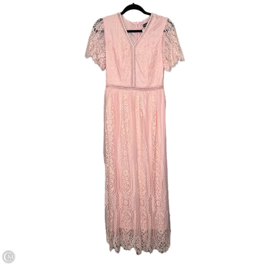 Dress Casual Maxi By Clothes Mentor In Pink, Size: M