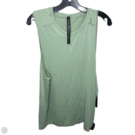 Athletic Tank Top By Lululemon In Green, Size: M