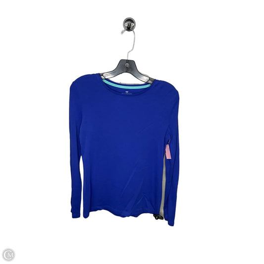 Top Long Sleeve By Talbots In Blue, Size: S