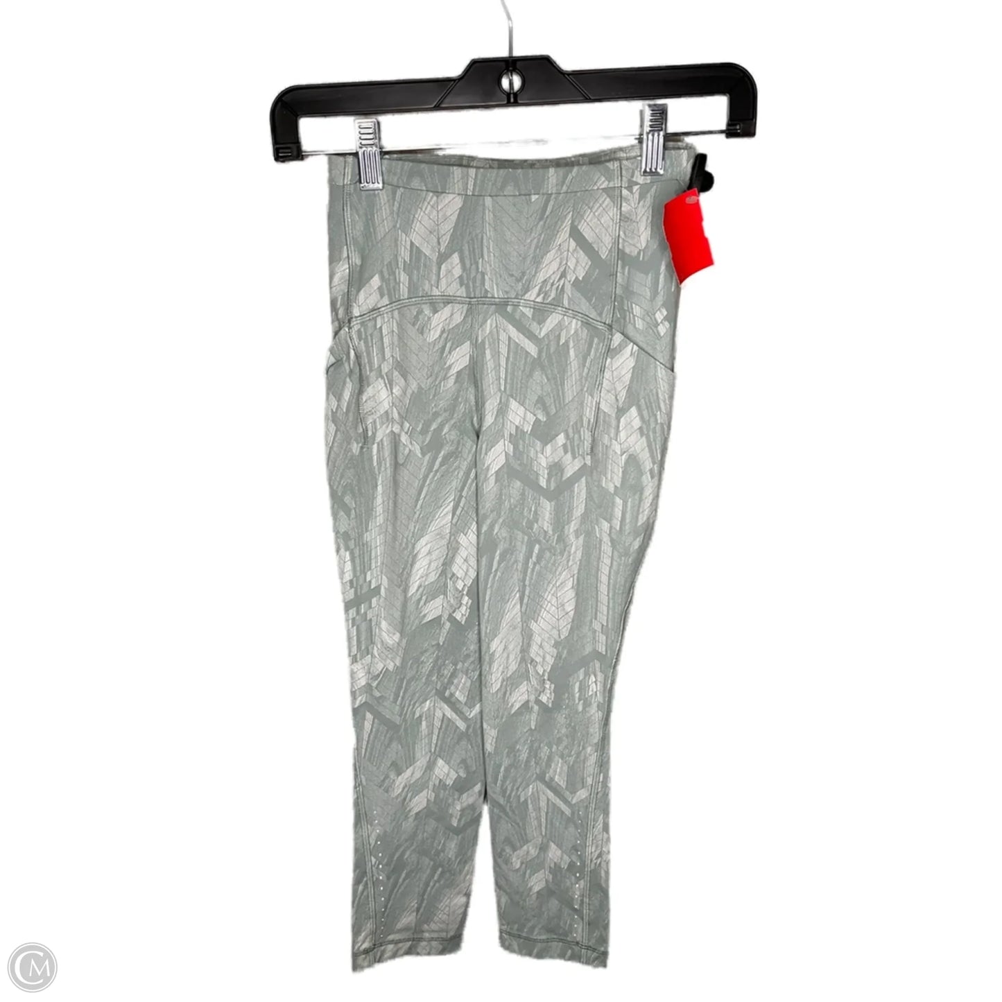 Athletic Capris By Lululemon In Green, Size: 2