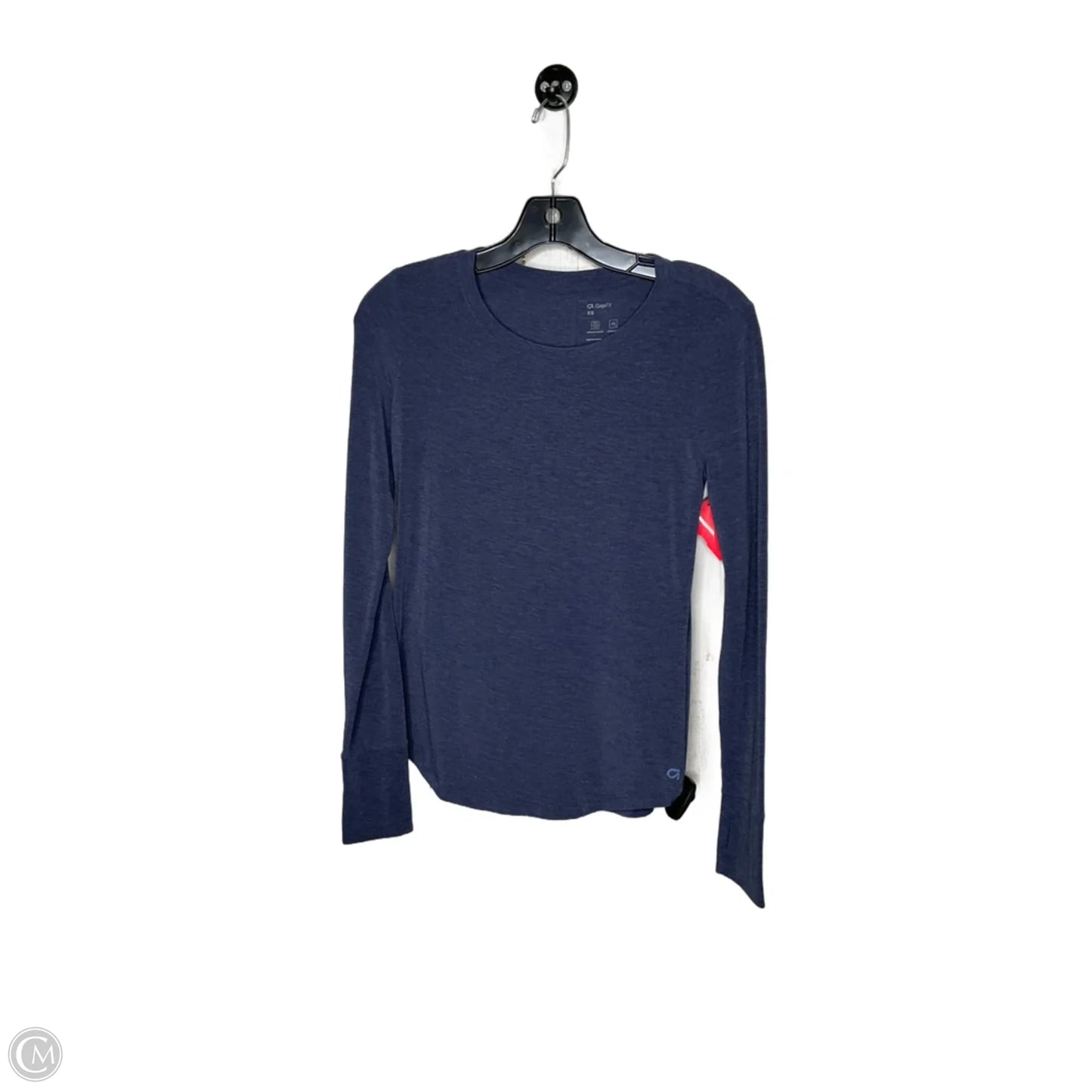 Athletic Top Long Sleeve Crewneck By Gapfit In Navy, Size: Xs