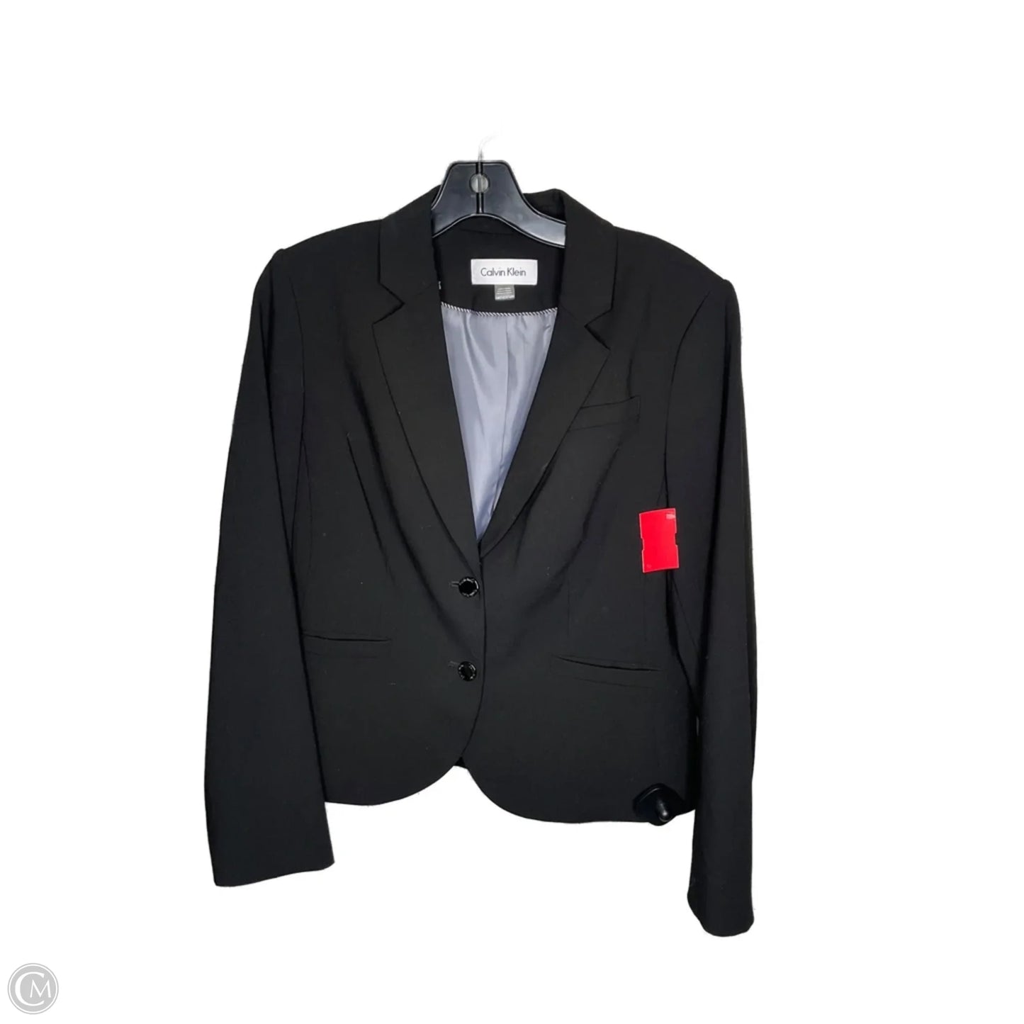 Blazer By Calvin Klein In Black, Size: 14p