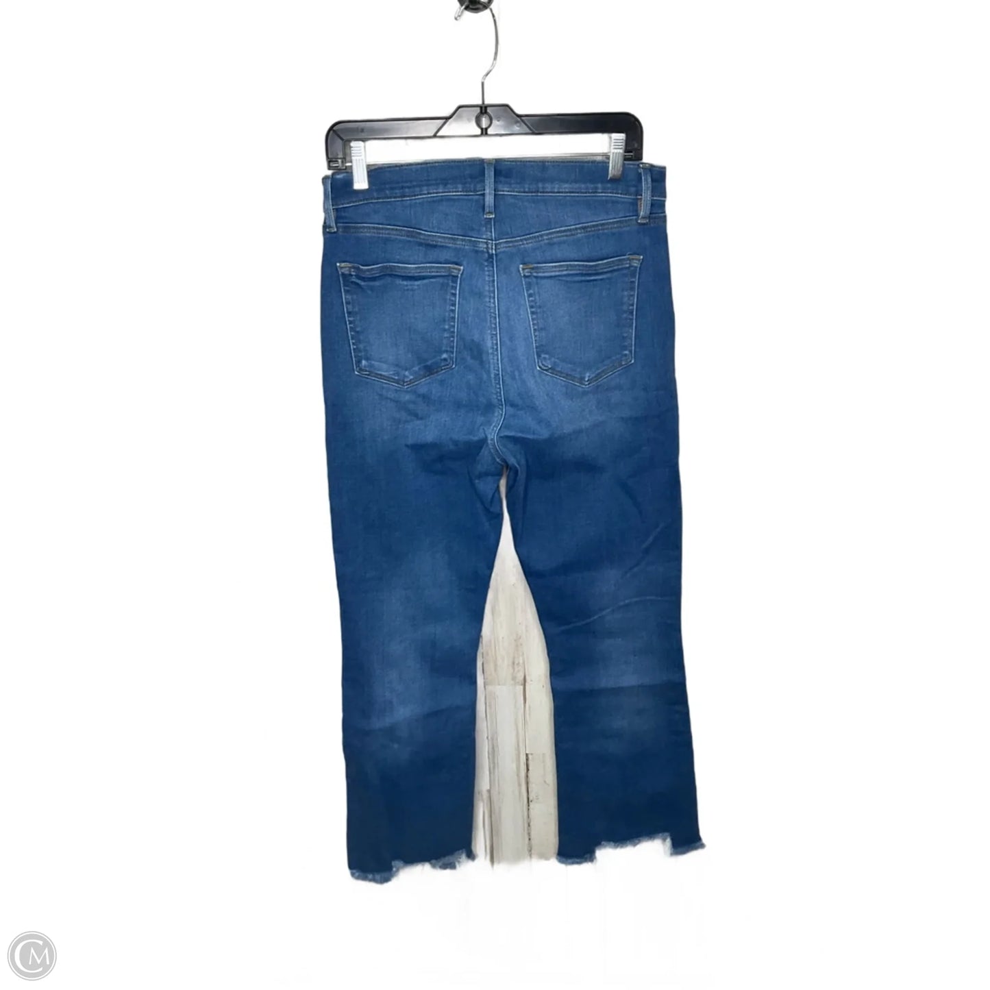 Jeans Cropped By Loft In Blue, Size: 10