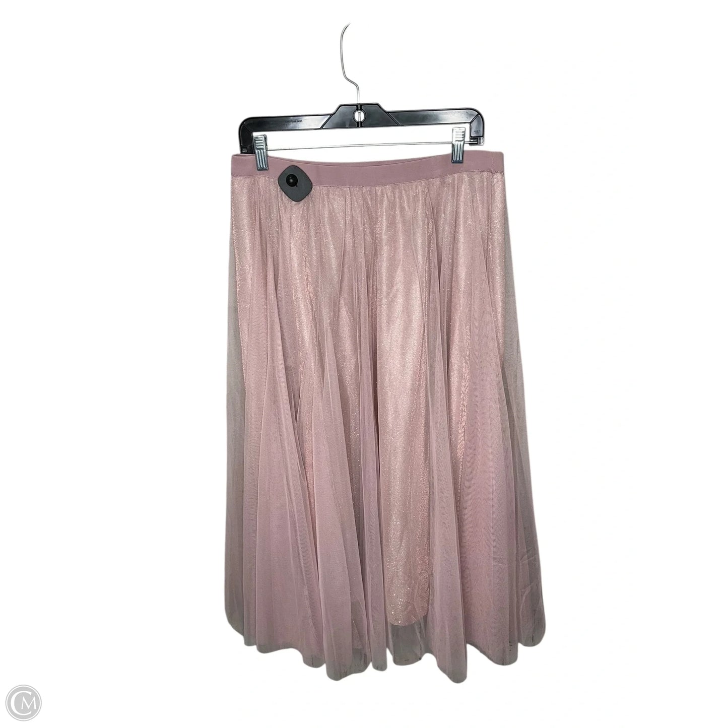 Skirt Midi By Clothes Mentor In Pink, Size: Xl