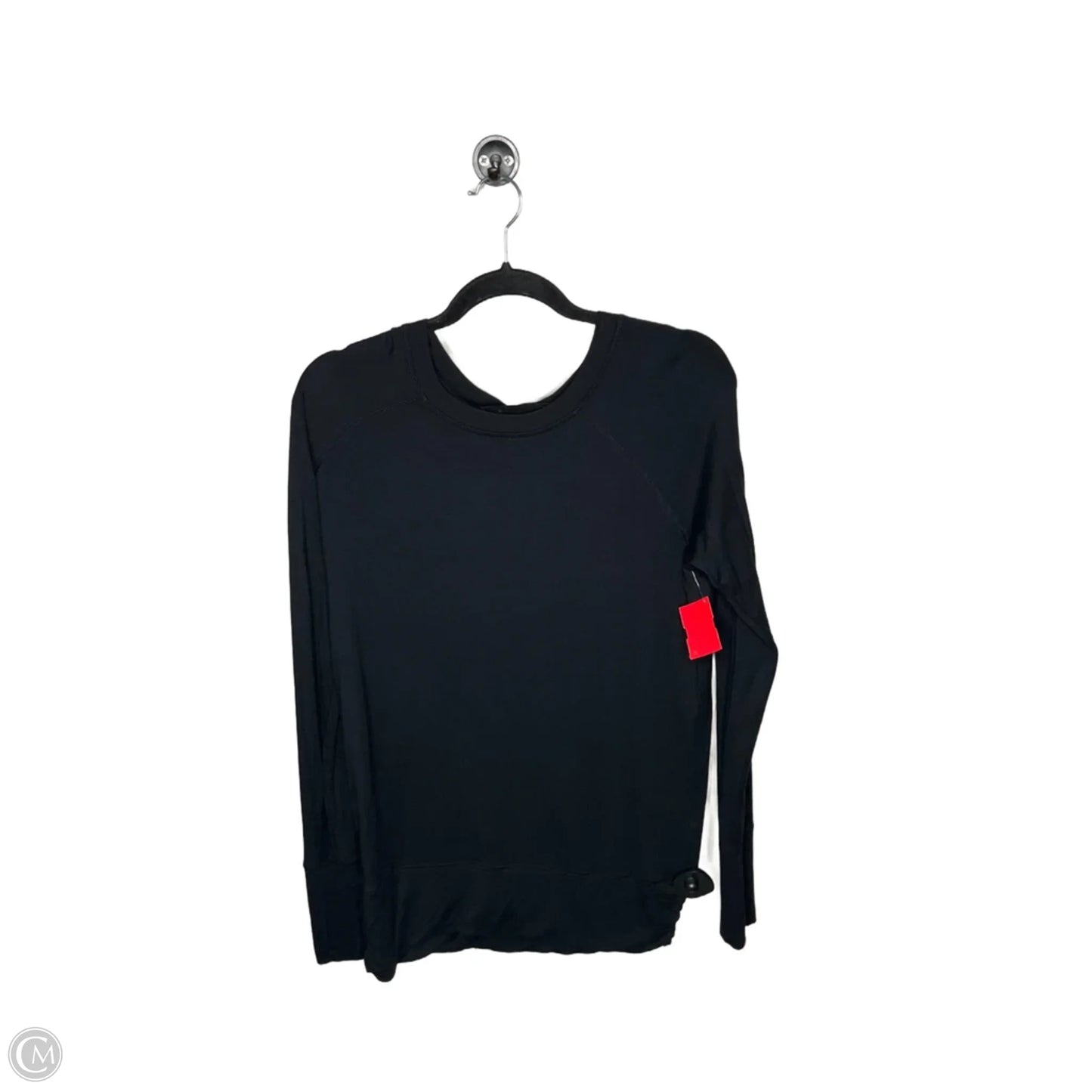 Athletic Top Long Sleeve Crewneck By Athleta In Black, Size: M