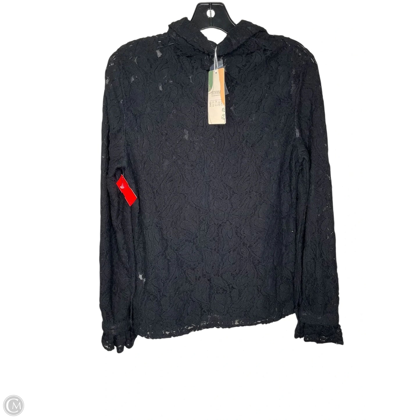 Top Long Sleeve By Btfbm In Black, Size: S