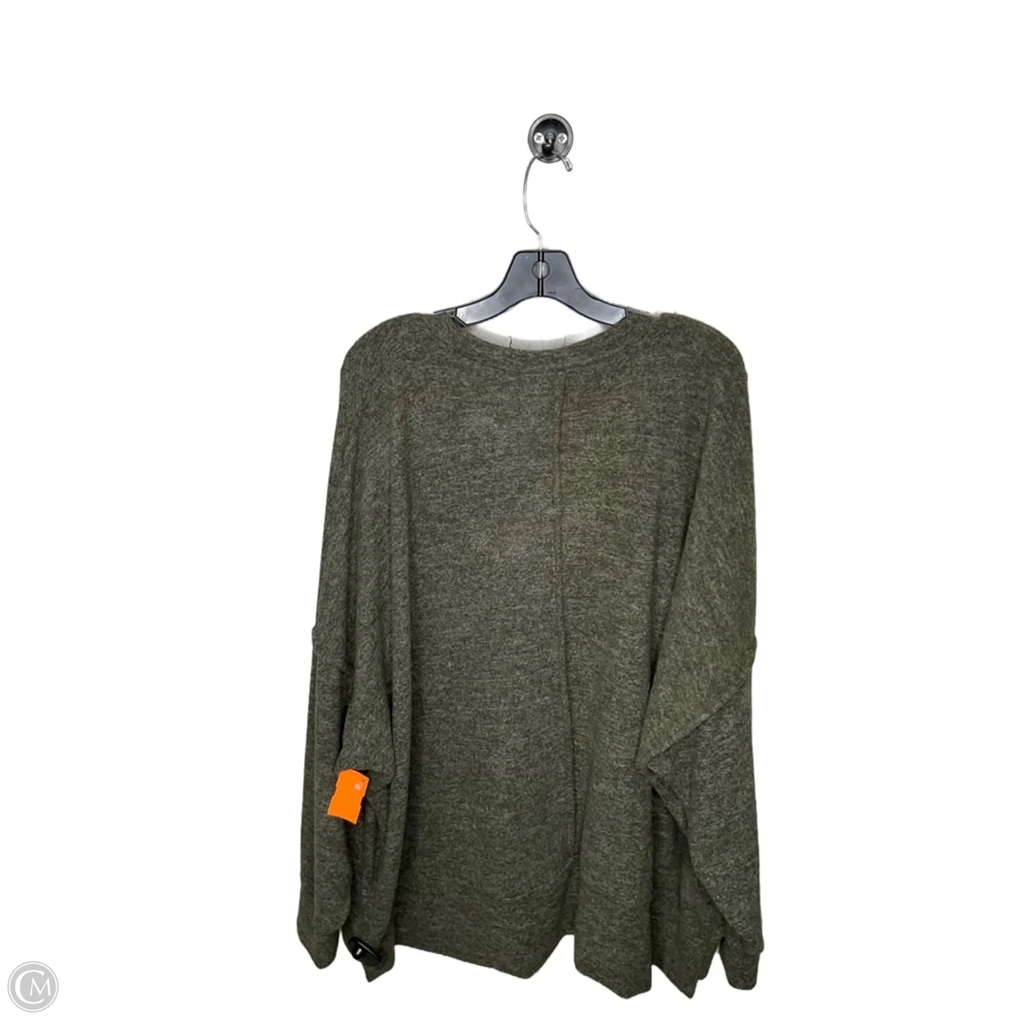 Top Short Sleeve By Zenana In Green, Size: 2x