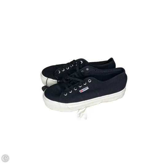 Shoes Sneakers By Superga In Black, Size: 10.5
