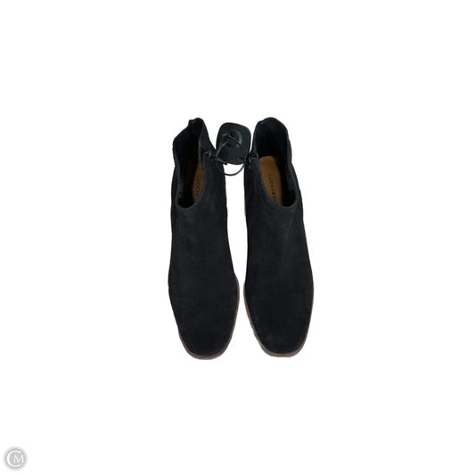 Boots Ankle Heels By Lucky Brand In Black, Size: 5.5