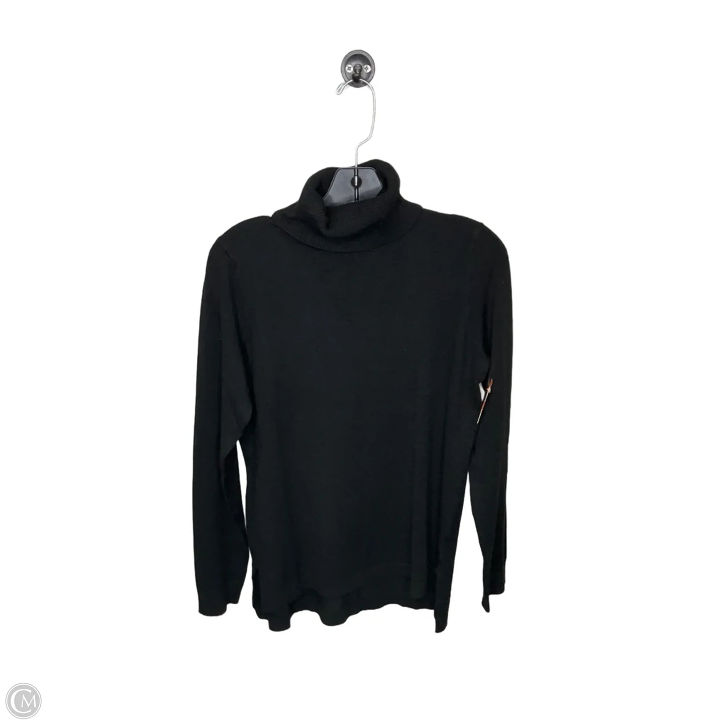 Sweatshirt Collar By Clothes Mentor In Black, Size: M