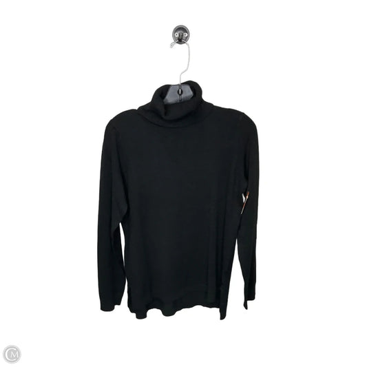 Sweatshirt Collar By Clothes Mentor In Black, Size: M