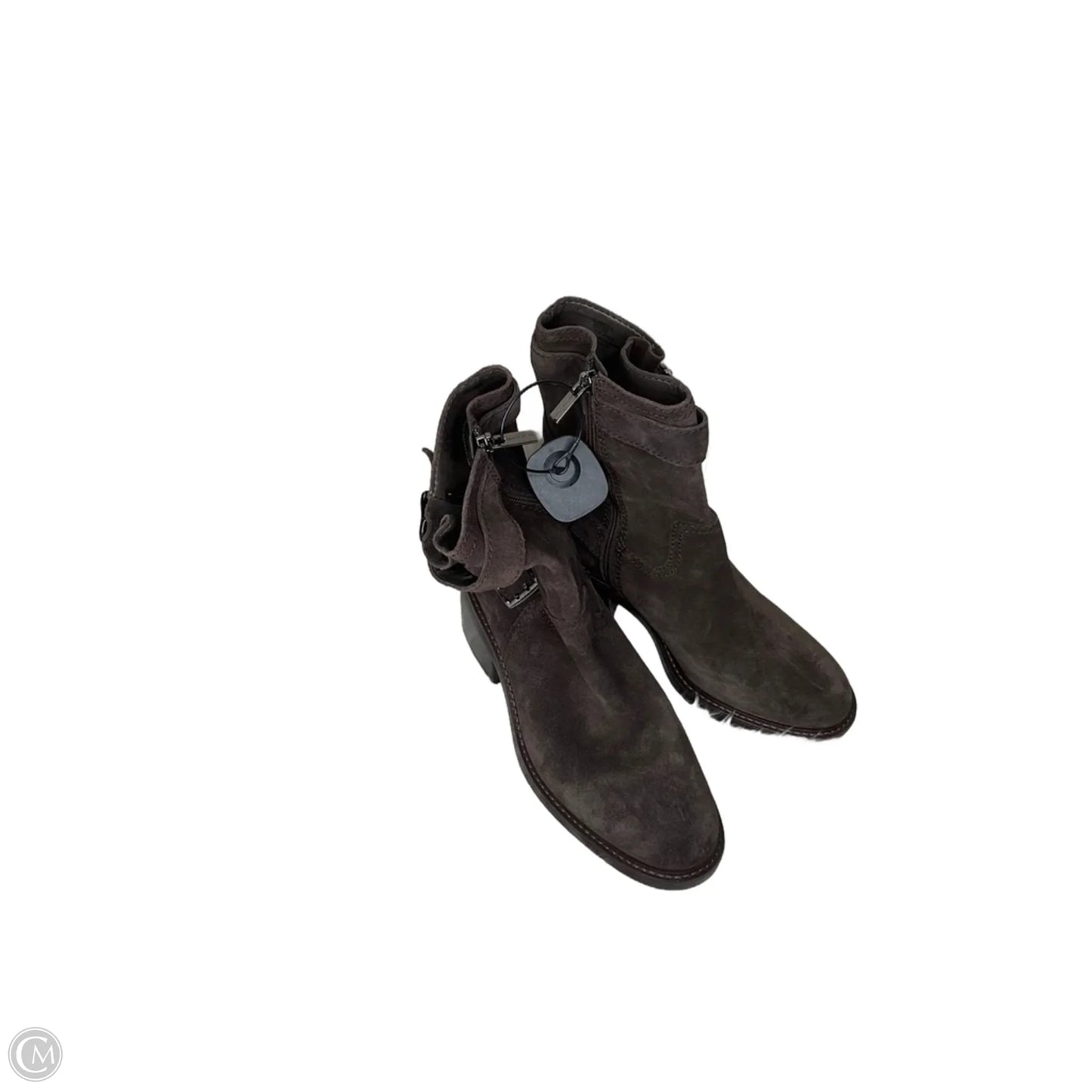 Boots Ankle Heels By Vince Camuto In Brown, Size: 8