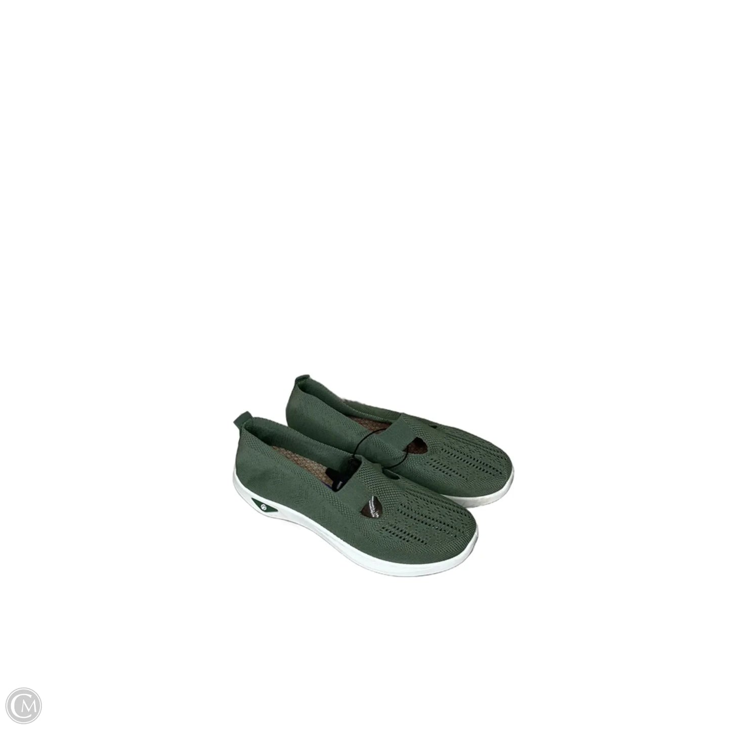 Shoes Flats By Clothes Mentor In Green, Size: 11