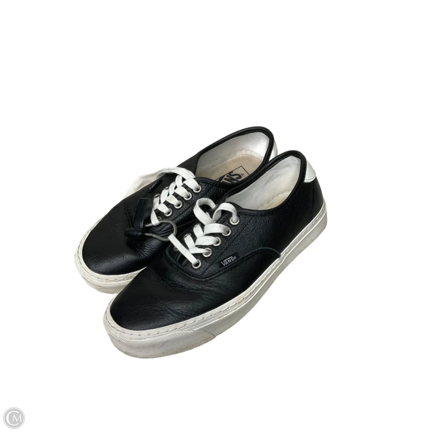 Shoes Flats By Vans In Black, Size: 8.5