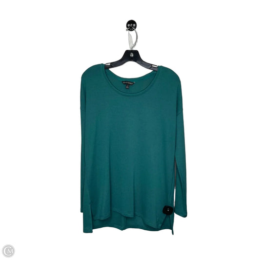 Top Long Sleeve By Banana Republic In Green, Size: S