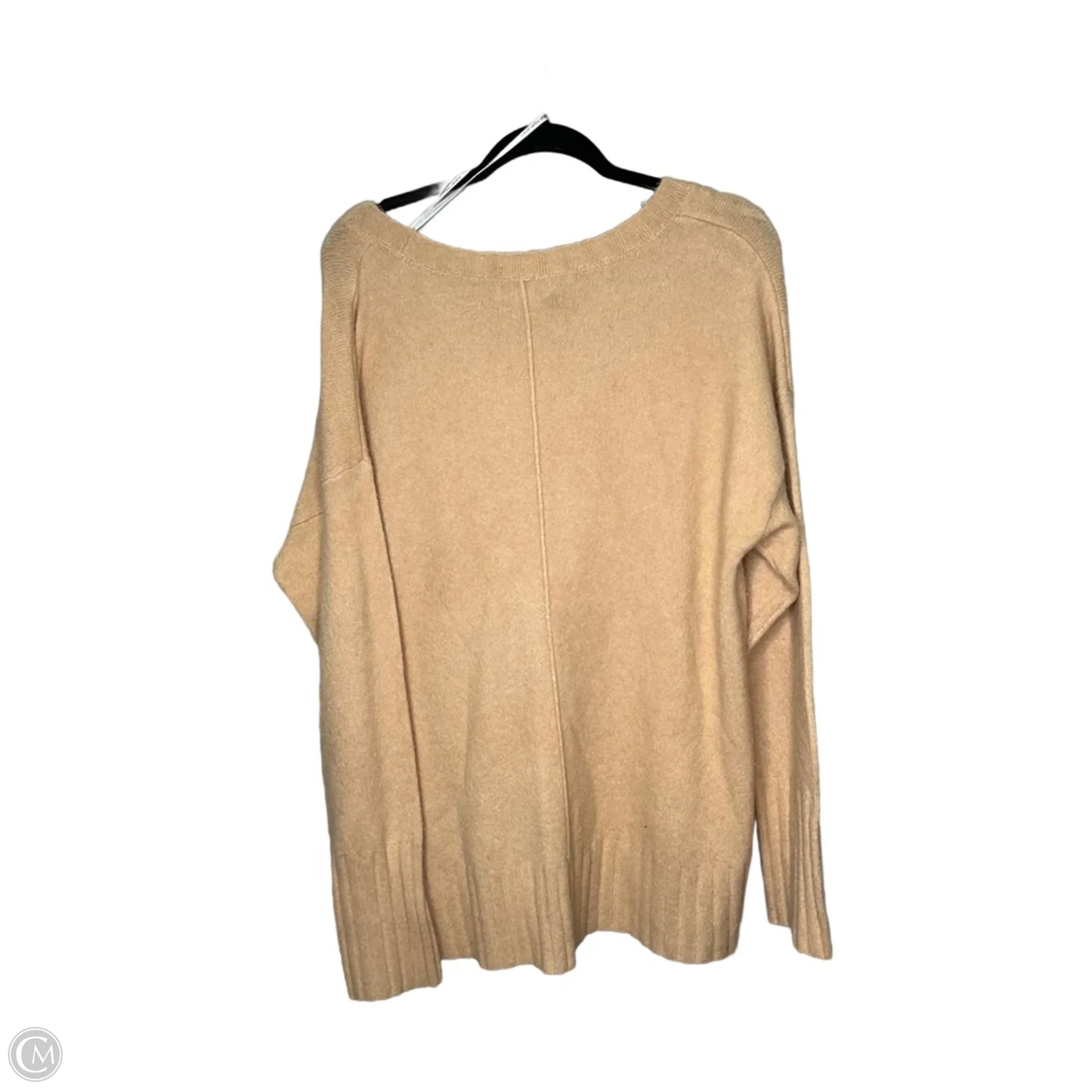 Sweater By Calvin Klein In Tan, Size: Xl