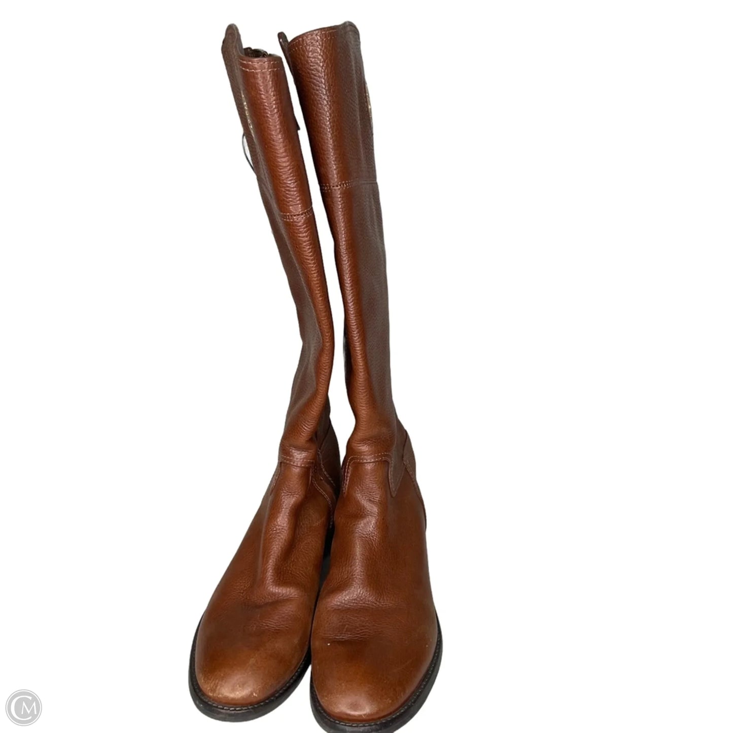 Boots Designer By Tory Burch In Brown, Size: 9