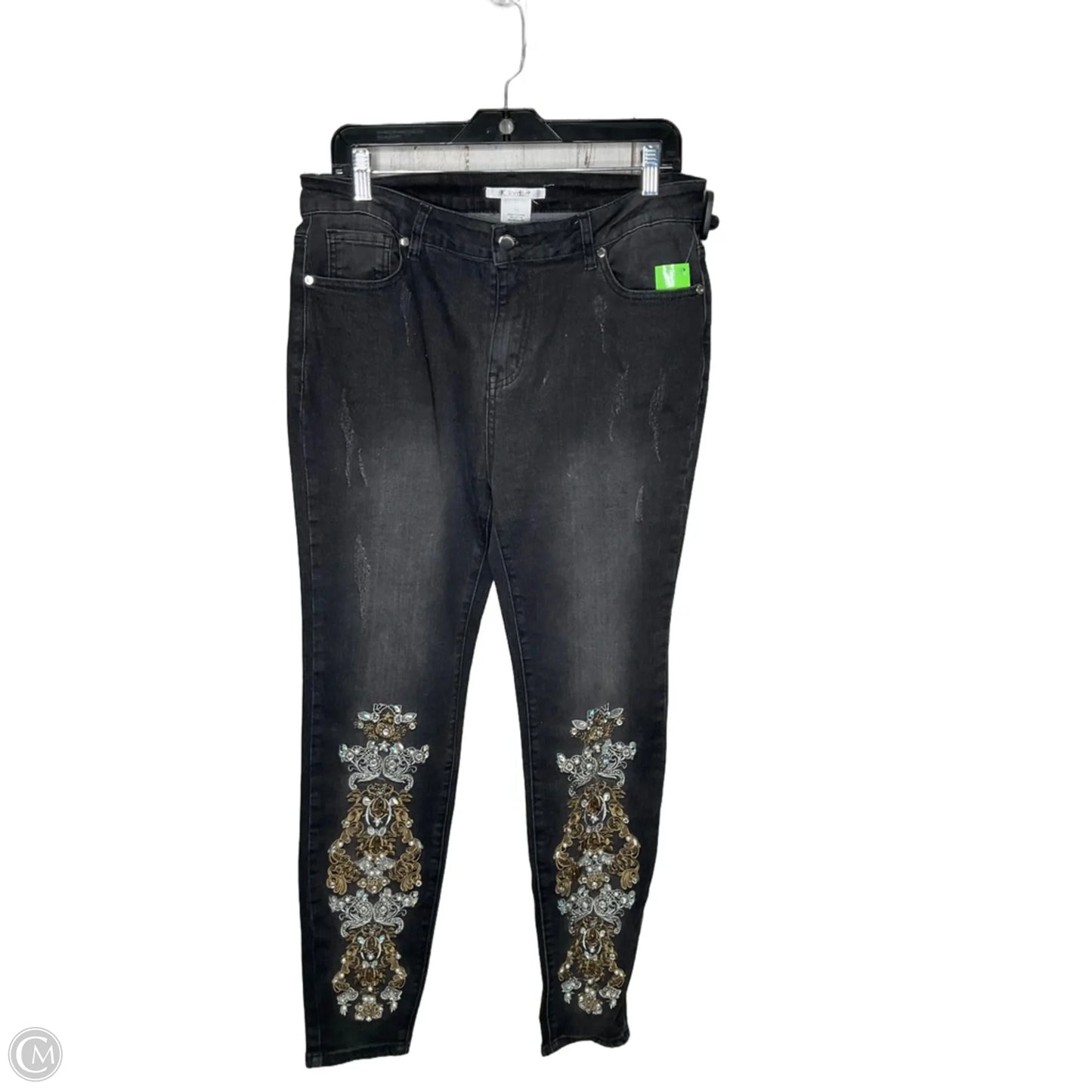 Jeans Skinny By Clothes Mentor In Black, Size: 14