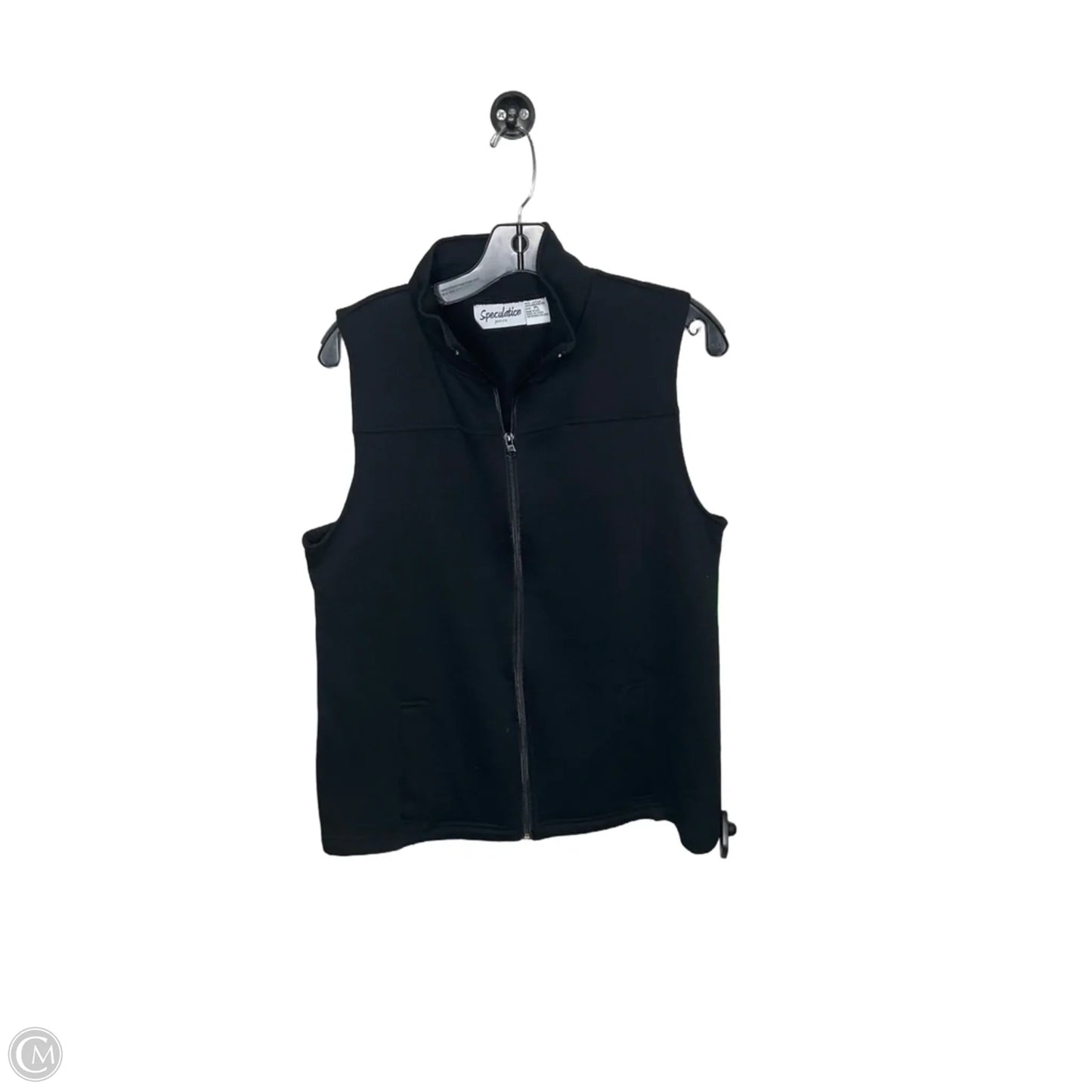 Vest Fleece By Clothes Mentor In Black, Size: Lp