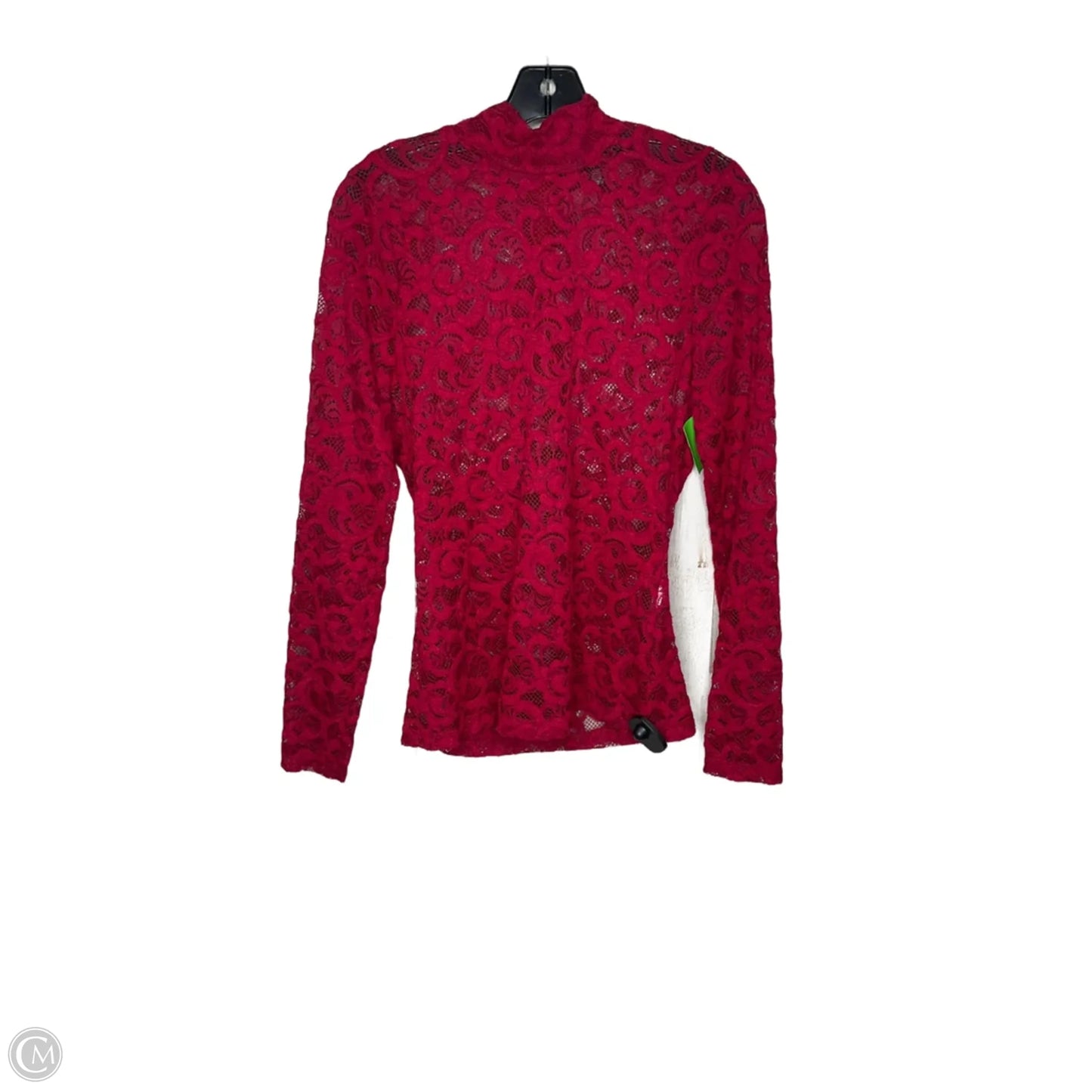 Top Long Sleeve By White House Black Market In Red, Size: S