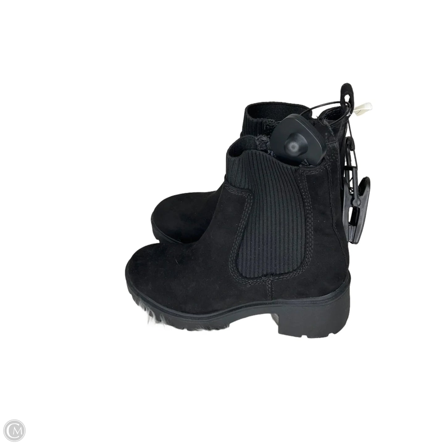 Boots Ankle Flats By Time And Tru In Black, Size: 6