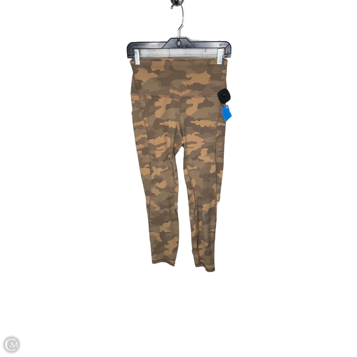 Athletic Capris By Lululemon In Camouflage Print, Size: 8