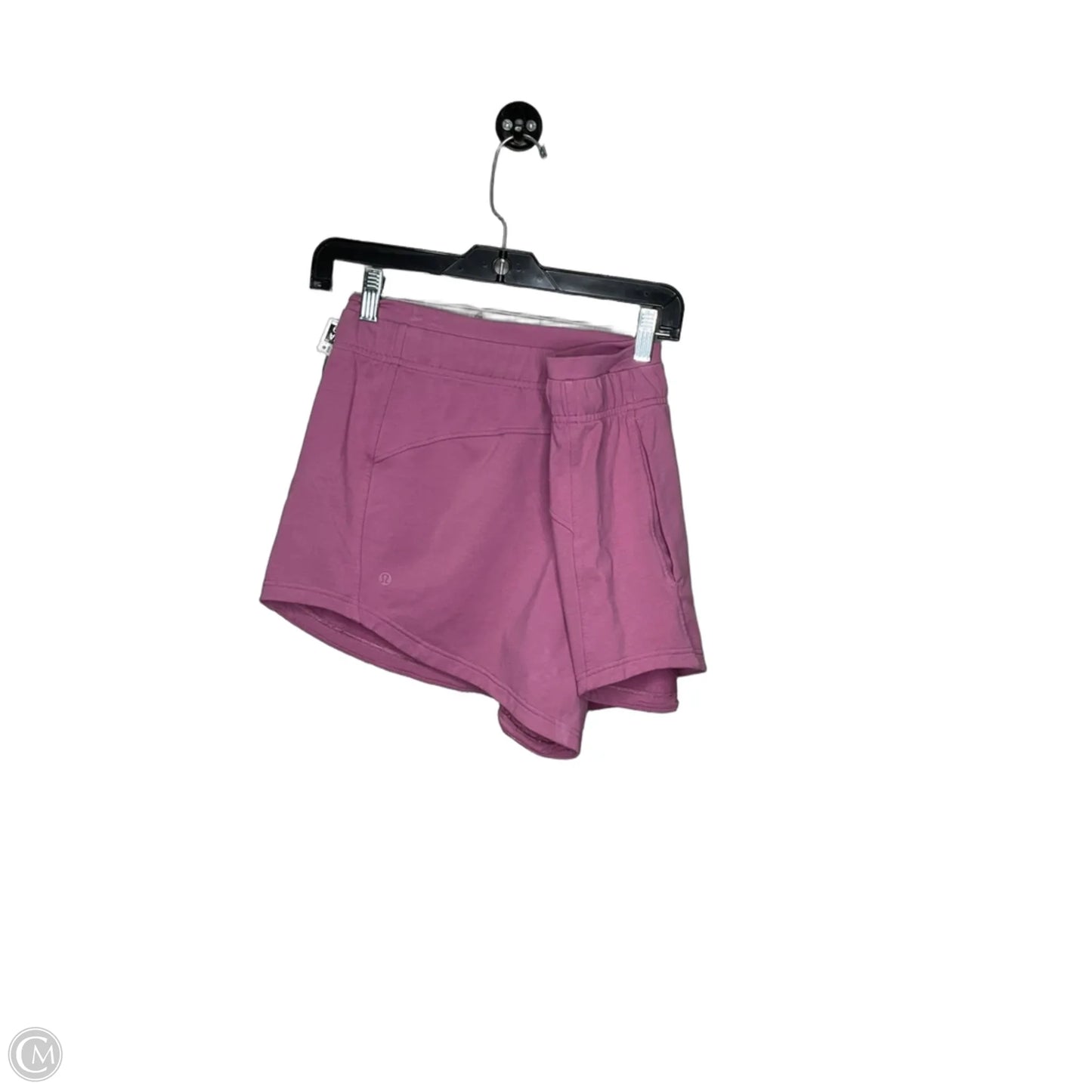 Athletic Shorts By Lululemon In Mauve, Size: 12