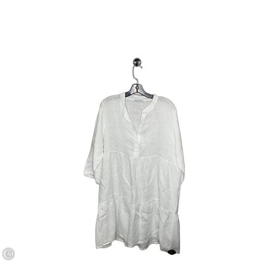 Dress Casual Short By Tempo Paris In White, Size: L