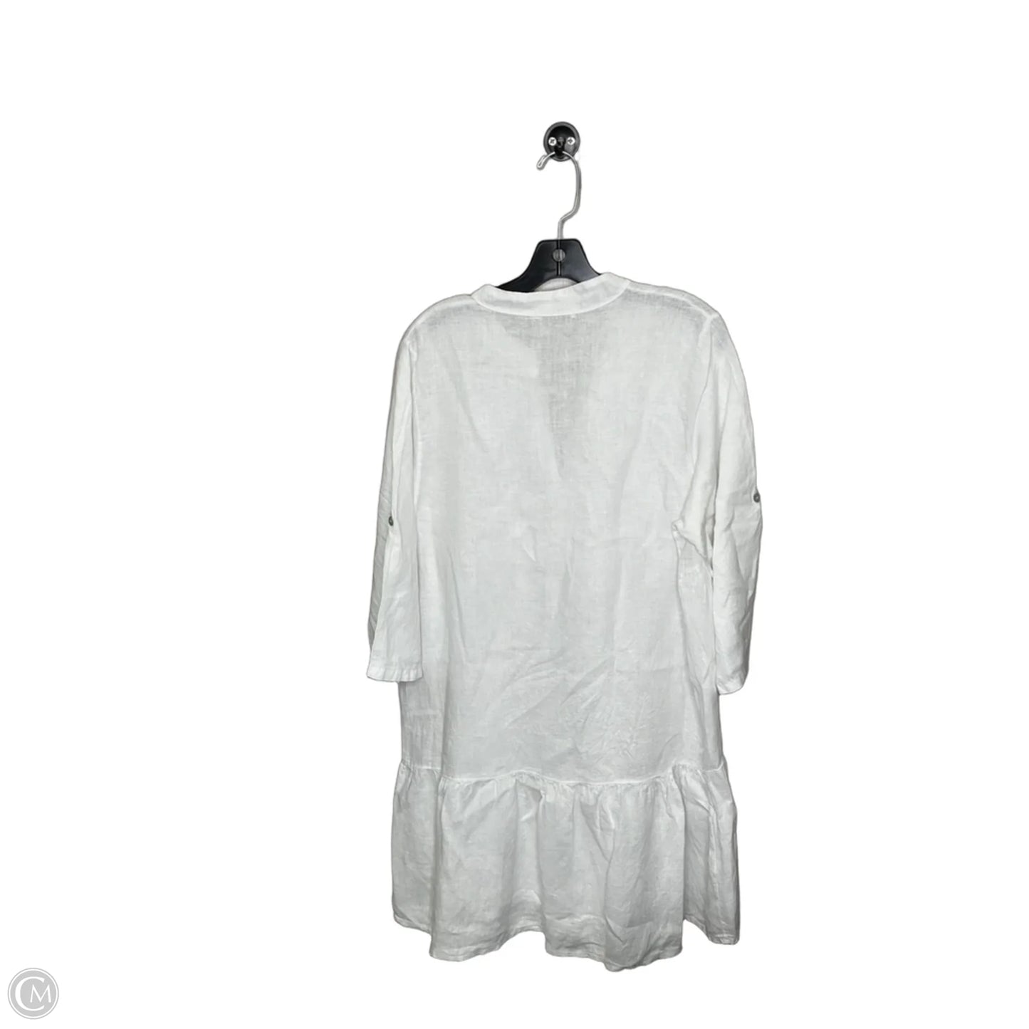 Dress Casual Short By Tempo Paris In White, Size: L