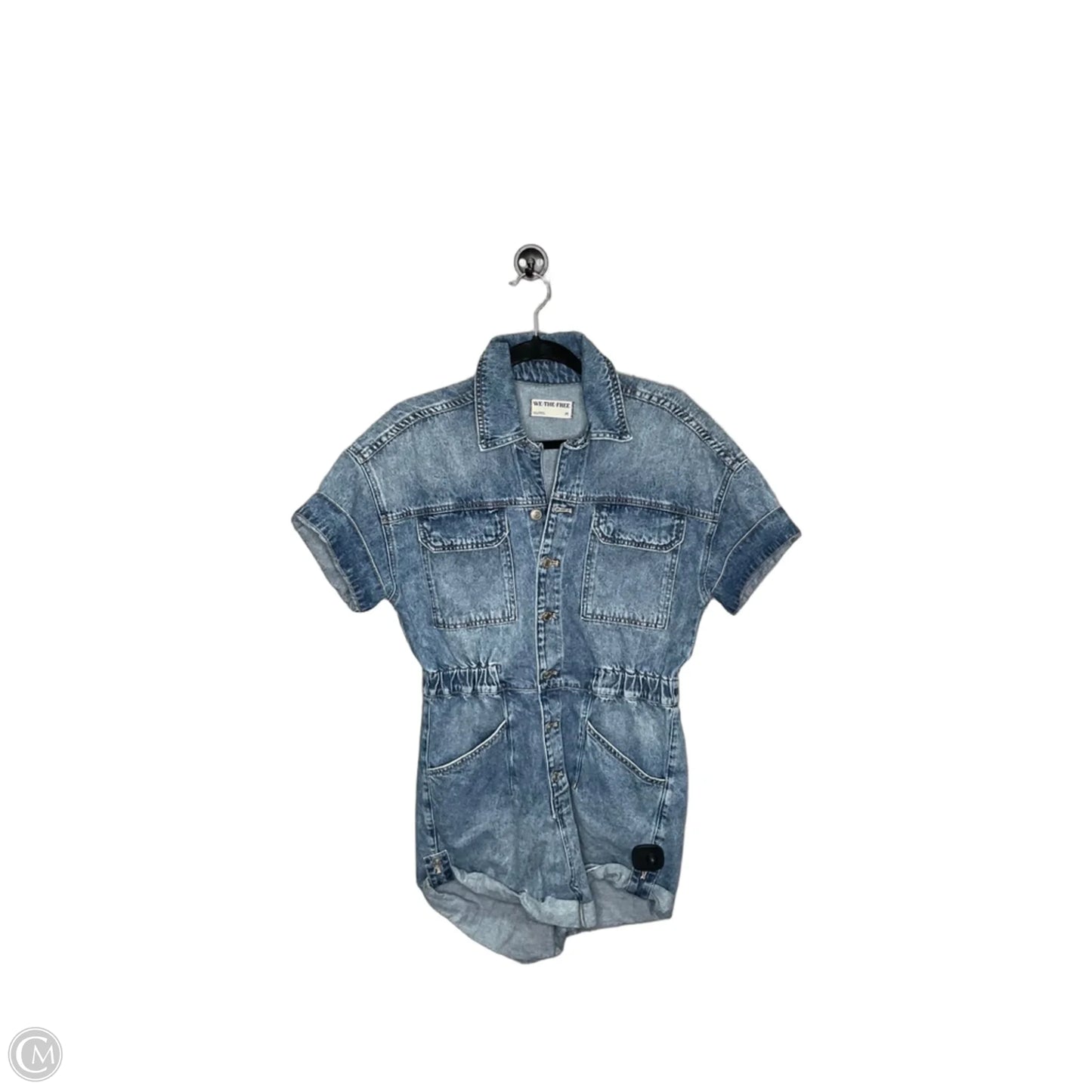 Romper By We The Free In Blue Denim, Size: M