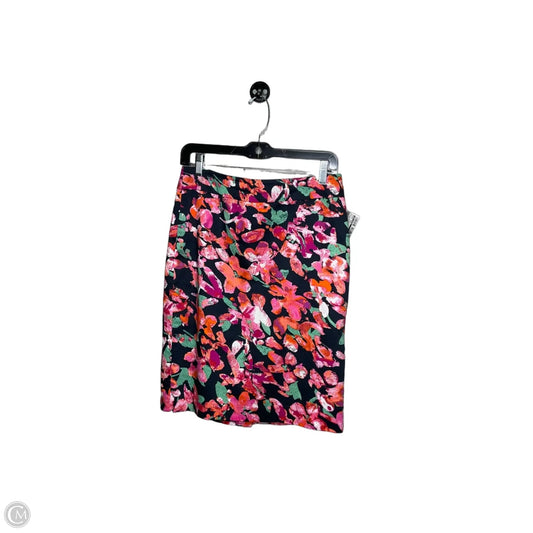 Skirt Midi By Ann Taylor In Floral Print, Size: 4
