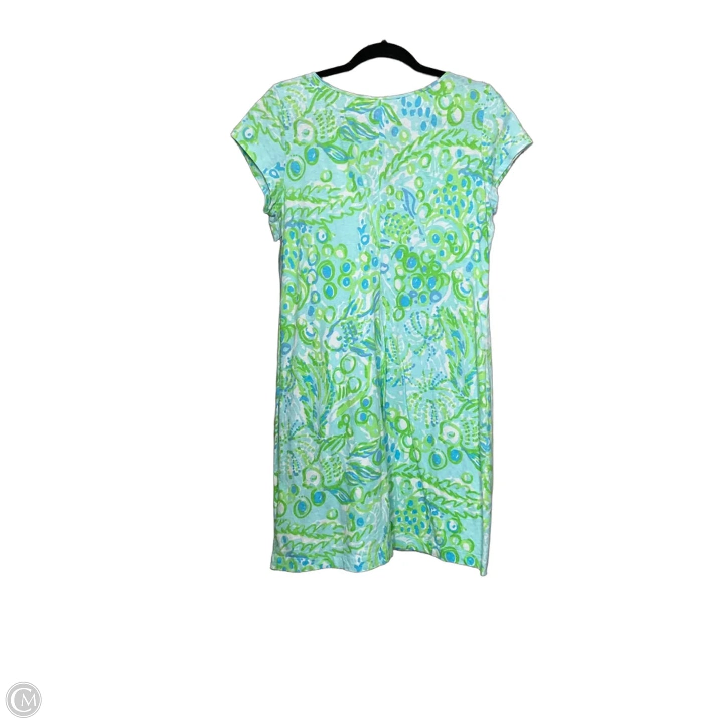 Romper Designer By Lilly Pulitzer In Blue & Green, Size: L