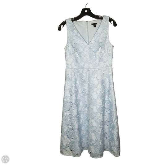 Dress Party Midi By Ann Taylor In Blue, Size: 0