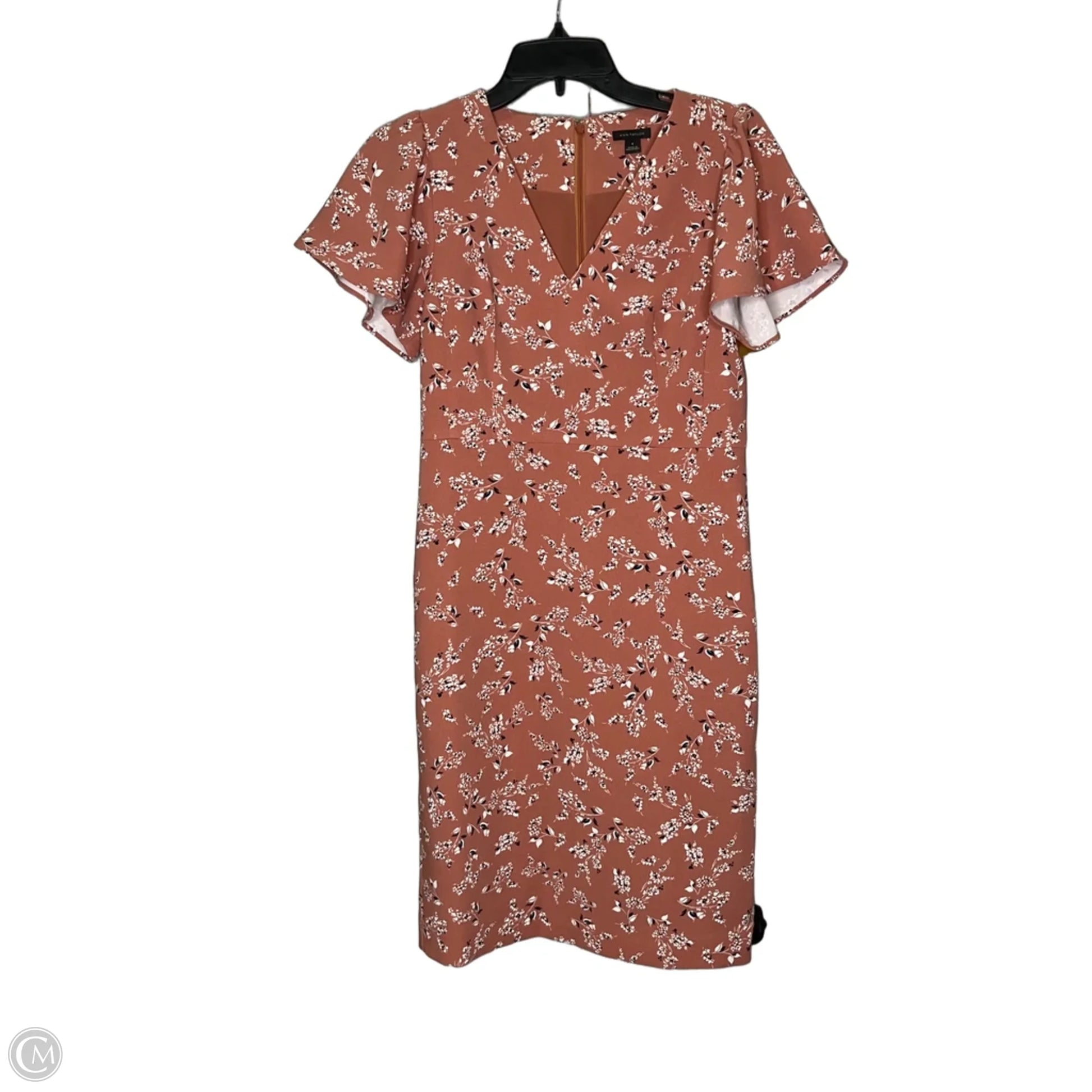 Dress Casual Short By Ann Taylor In Peach, Size: 0