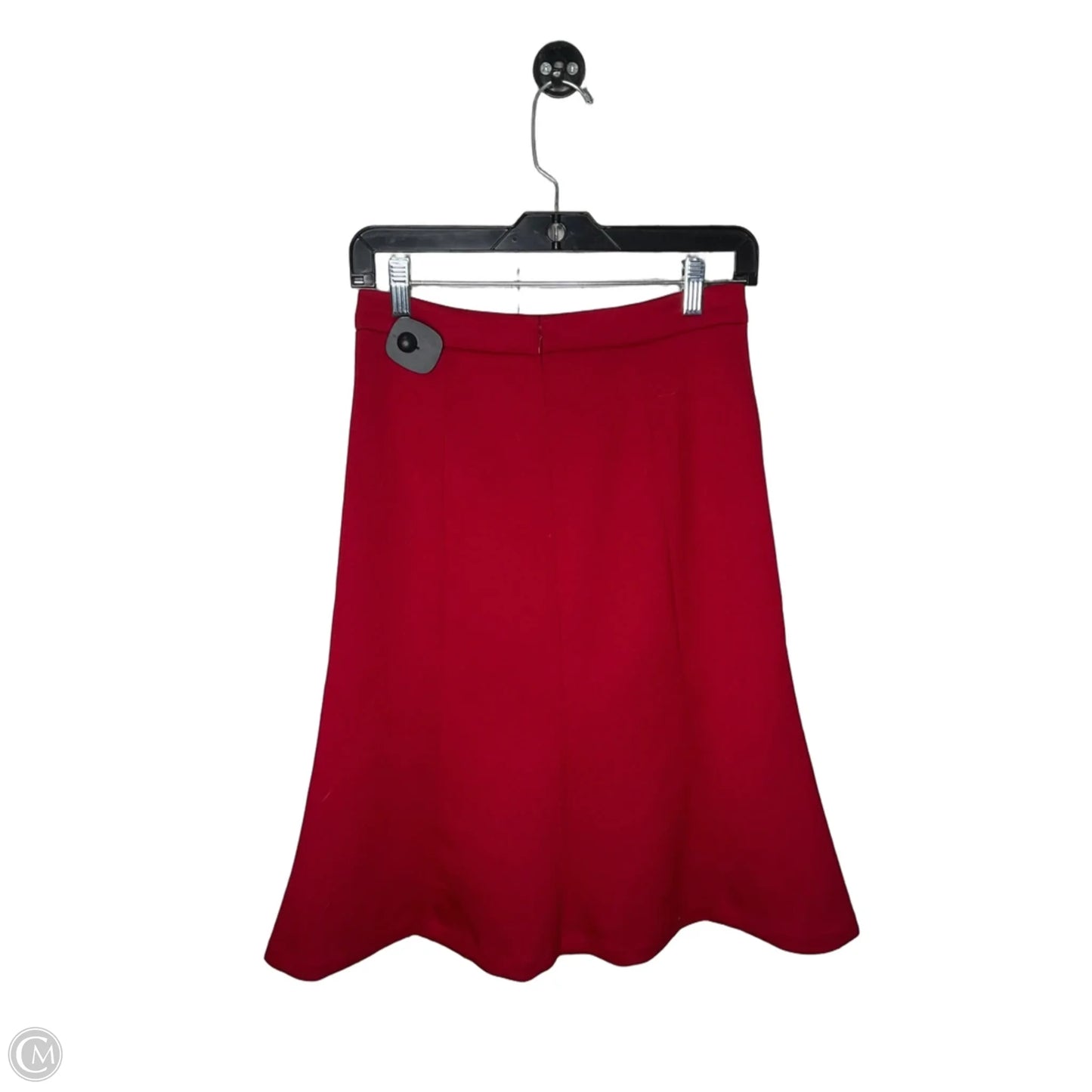 Skirt Midi By Ann Taylor In Red, Size: 2p