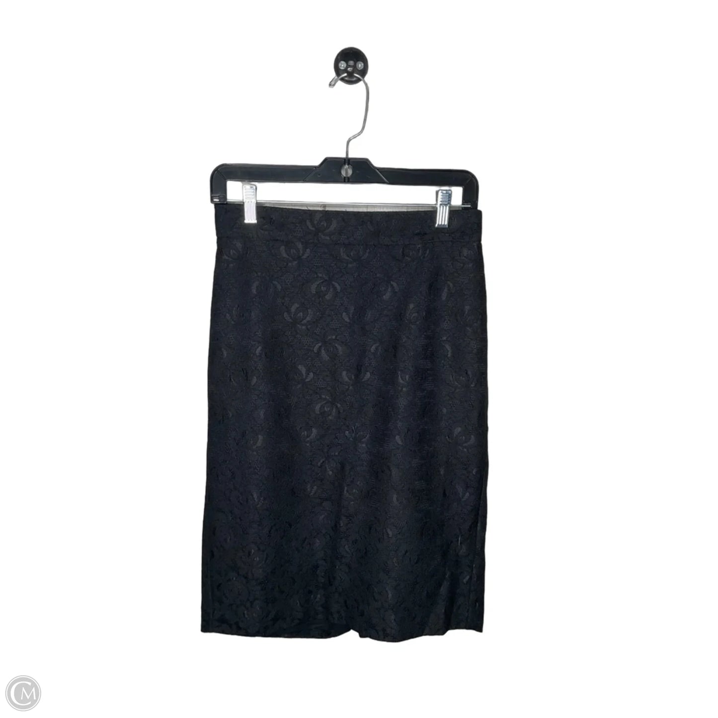 Skirt Midi By Ann Taylor In Black, Size: 2p