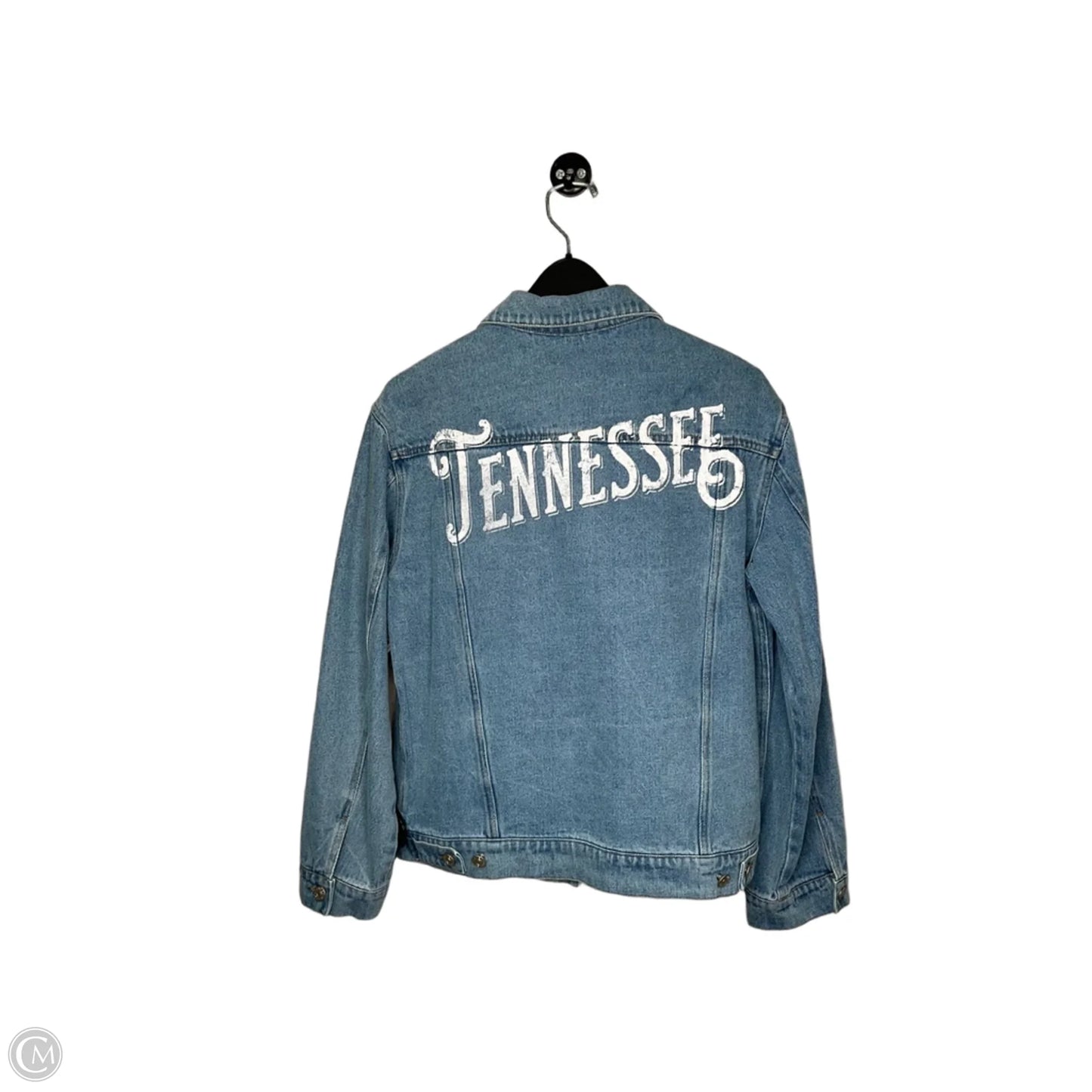Jacket Denim By Clothes Mentor In Blue Denim, Size: M
