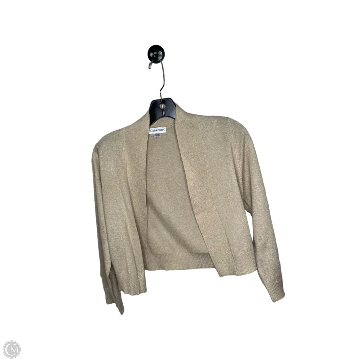 Cardigan By Calvin Klein In Gold, Size: s