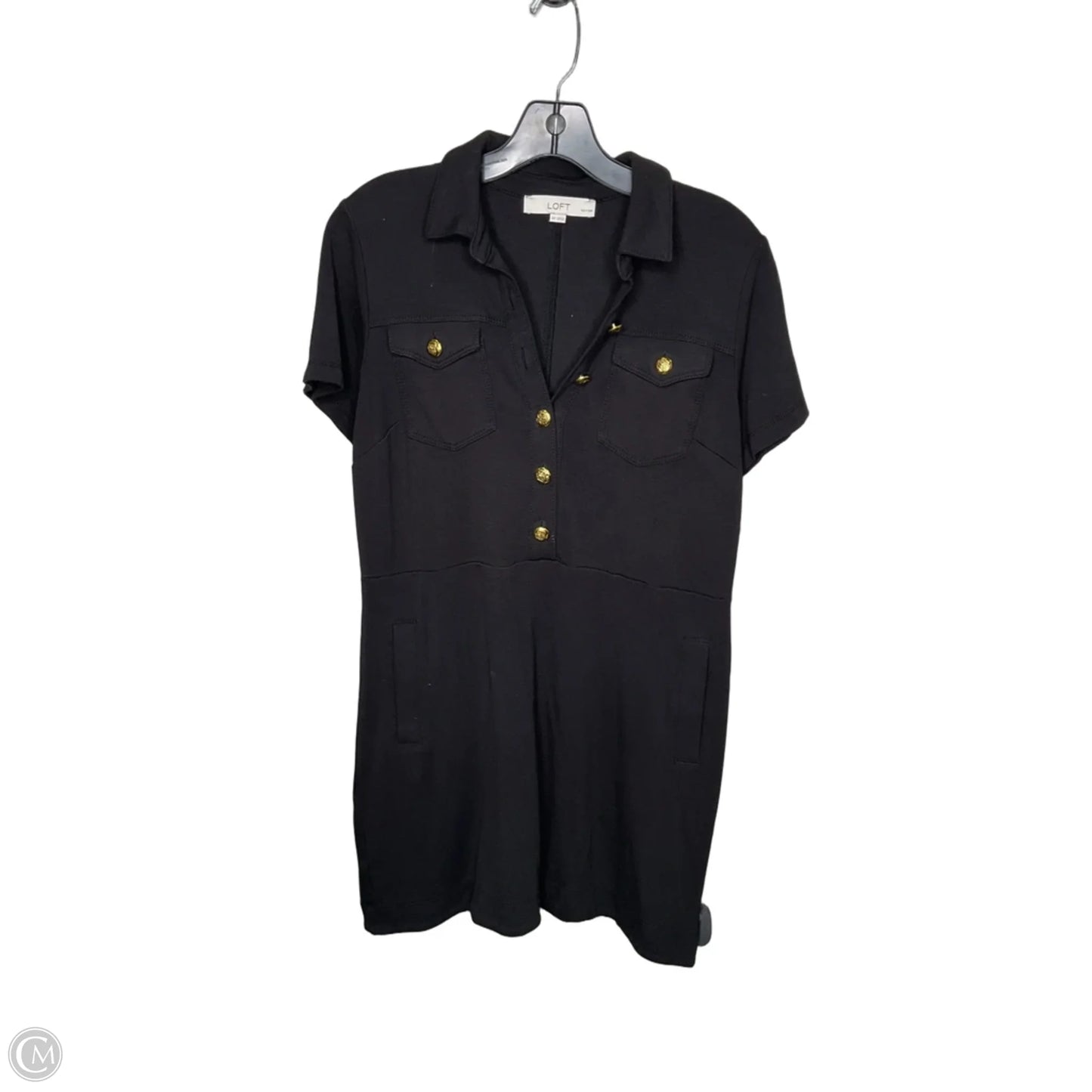 Dress Casual Short By Loft In Black, Size: 6p