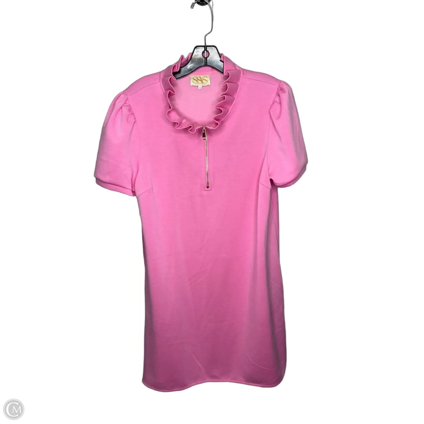 Dress Casual Short By Clothes Mentor In Pink, Size: L