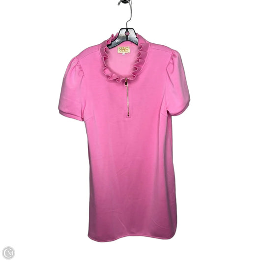 Dress Casual Short By Clothes Mentor In Pink, Size: L