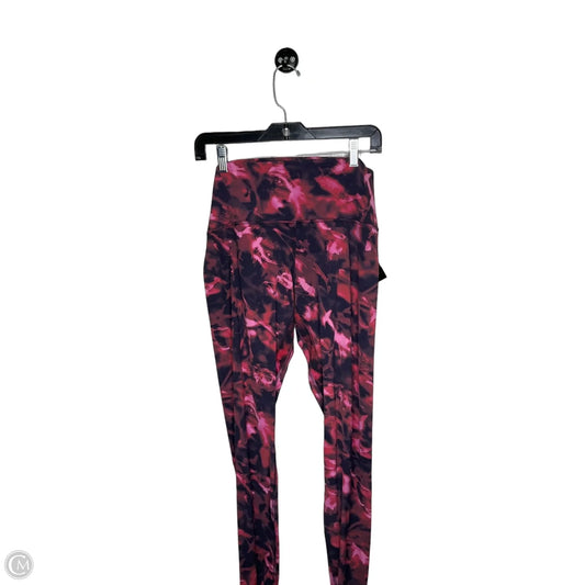Athletic Leggings By Lululemon In Pink, Size: 12