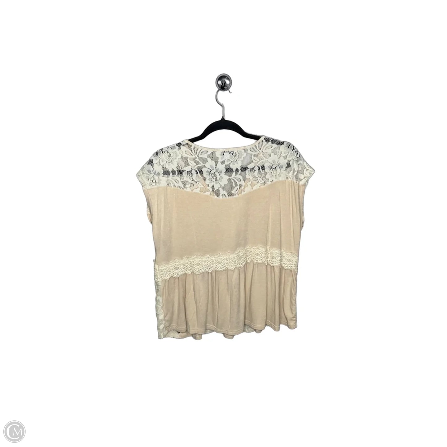 Top Sleeveless By Davi & Dani In Tan, Size: S